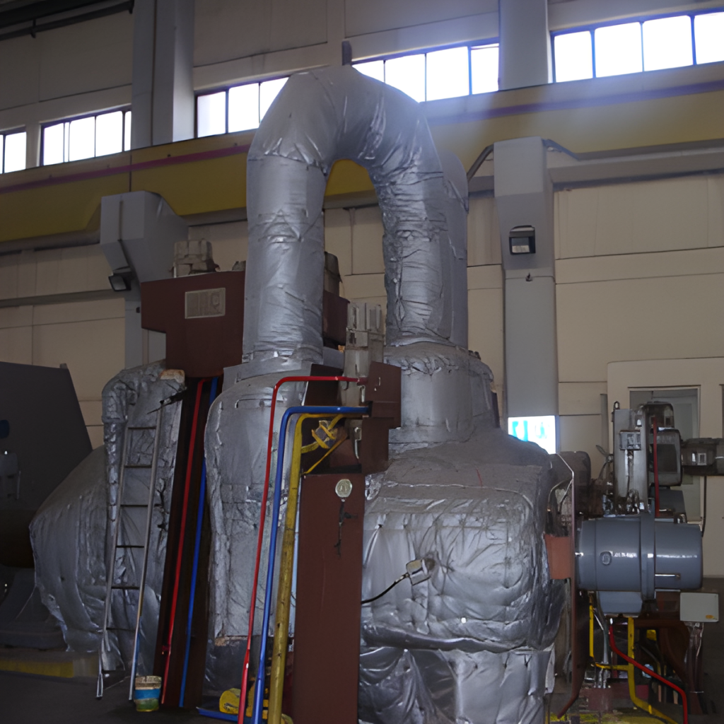 Yüksek sıcaklıkta çalışan buhar türbini izolasyonu Sanayi tipi türbin izolasyon uygulaması Enerji santrali türbin izolasyon detayları